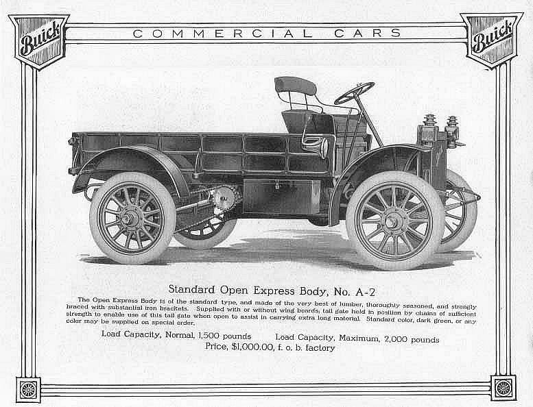 1911 Buick Commercial Cars